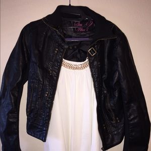 Leather jacket