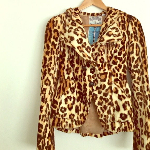 L.A.M.B leopard coat