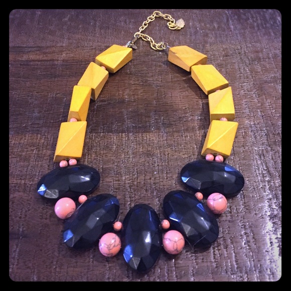 Colorful chunky necklace from Anthropologie