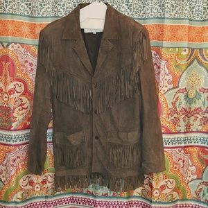 Women's Suede Fringe Jacket