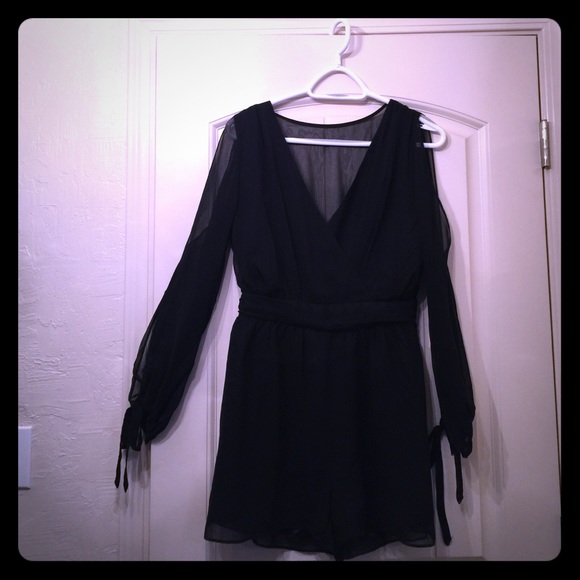 Sexy black romper