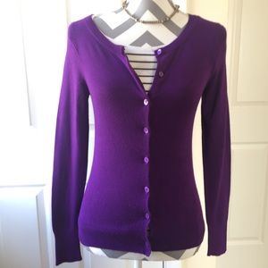 Express Purple Cardigan