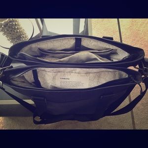 Timbuk2 Tote - Black w/leopard detail