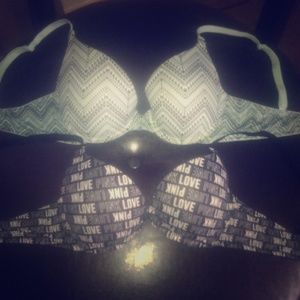 Both Victorias  secret bras