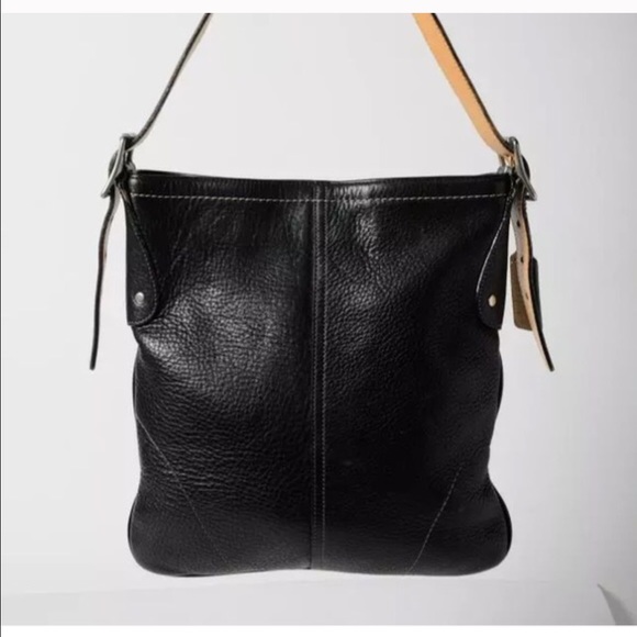 Coach Black Pebbled Leather Cross Body