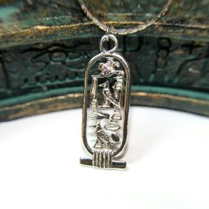 🔴Last Price Drop! Egyptian hieroglyph pendant
