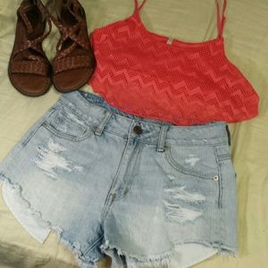 AE high waist shorts