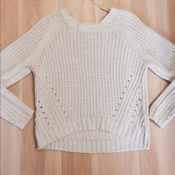 Cotton on- Creme Knit Sweater Shirt - Picture 1 of 3