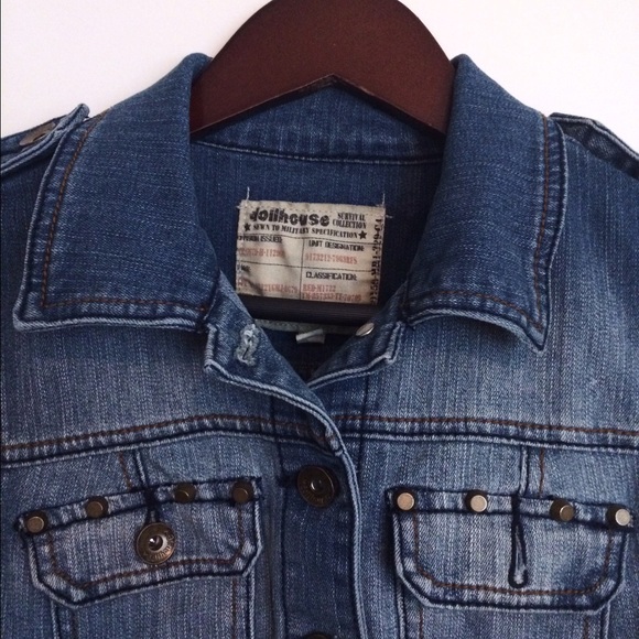 Dollhouse Denim Vest - Picture 2 of 3