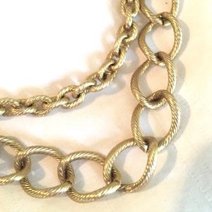 Stella & Dot Gold Chain Necklace / Bracelet