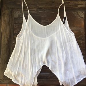 Honey Punch Crop Top. Dropped Back. Tank.