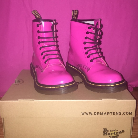 Dr. Martens in HOT PINK