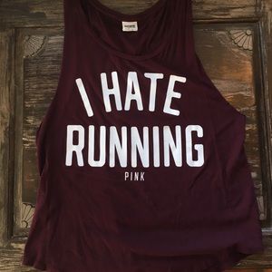 Victoria's Secret Pink 'I Hate Running' Muscle