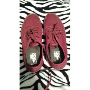 Maroon Vans