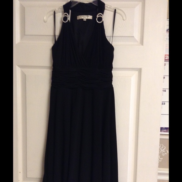 Evan Picone Petite Black Dress