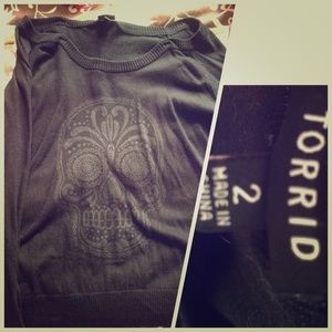 Torrid Skull Sweater