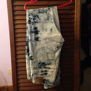 American Eagle tie dye jeans, size 2