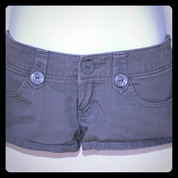 Lost Gray Shorts Size 0 - Picture 1 of 4