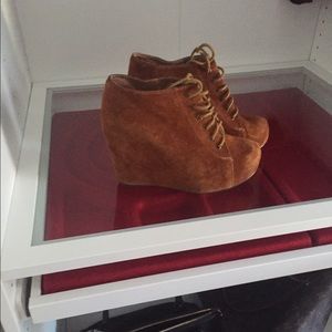 Jeffrey Campbell wedge bootie