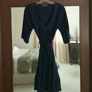 Deep blue dress
