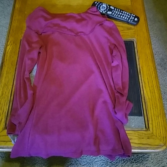 Burgundy shirt