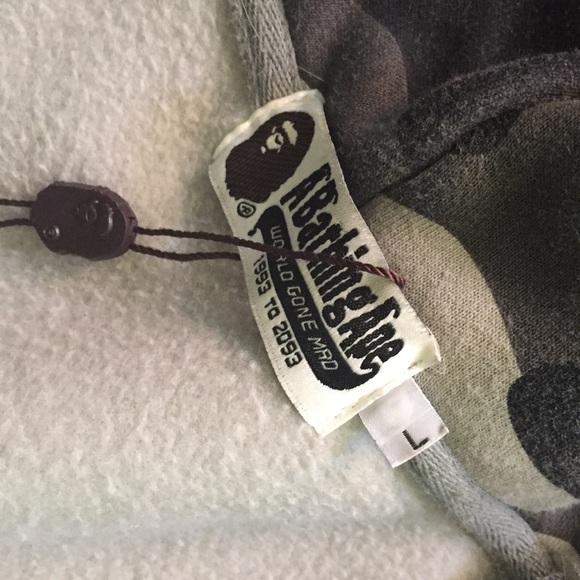 BAPE camo hoodie