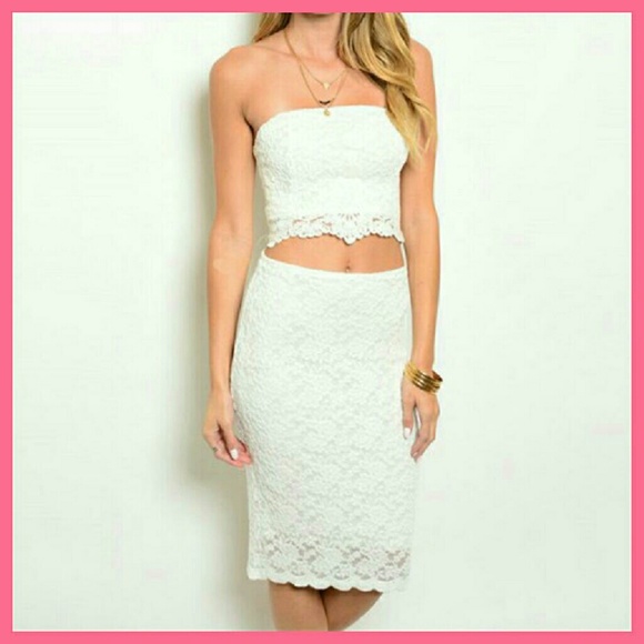 Embroidered Lace 2pc. skirt set - Picture 2 of 4