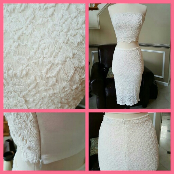 Embroidered Lace 2pc. skirt set - Picture 4 of 4