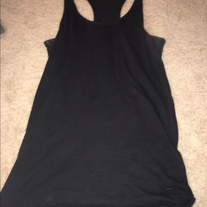 Large plain black Victoria secret tank top