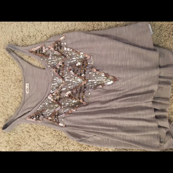 Blinged out tank top from Hollister.