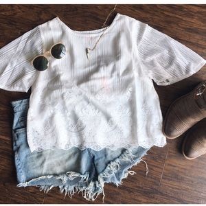 Boho Lace Crop Top