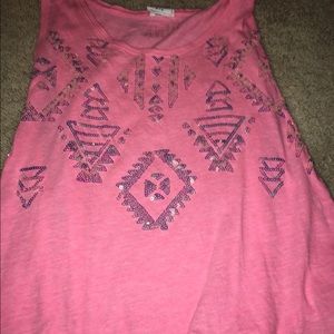 Victoria secret PINK pink bling tank top