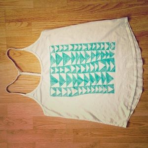 Roxy racerback tank top