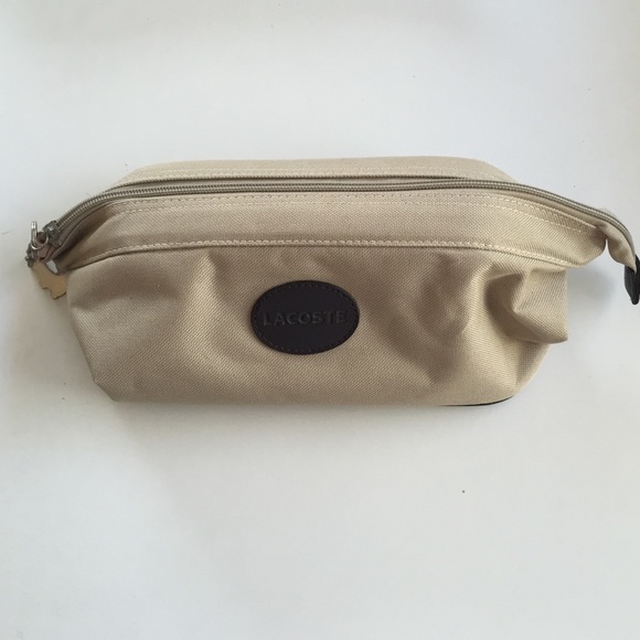 NWOT Lacoste cosmetics bag