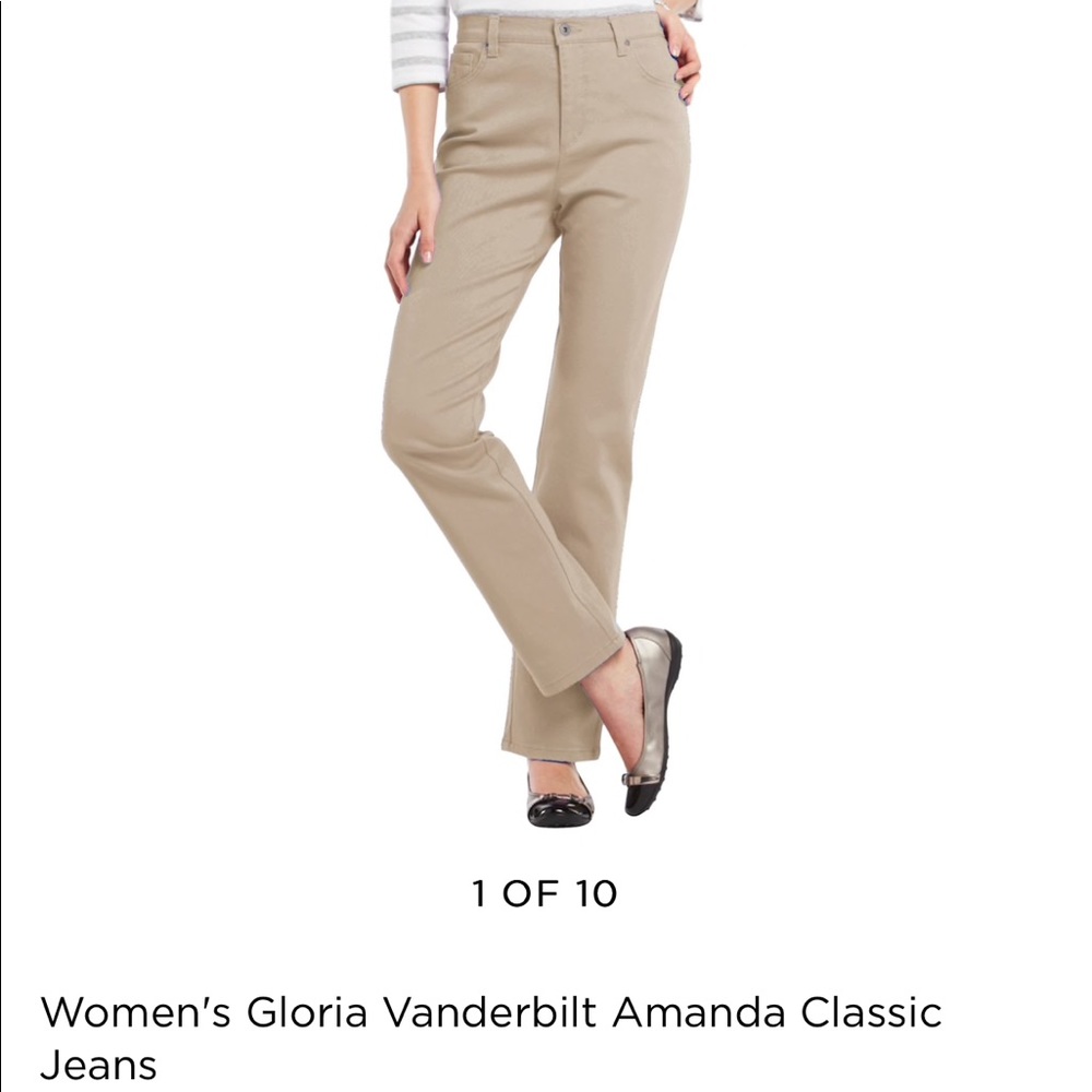 Gloria Vanderbilt "Amanda" Jean. Size 10