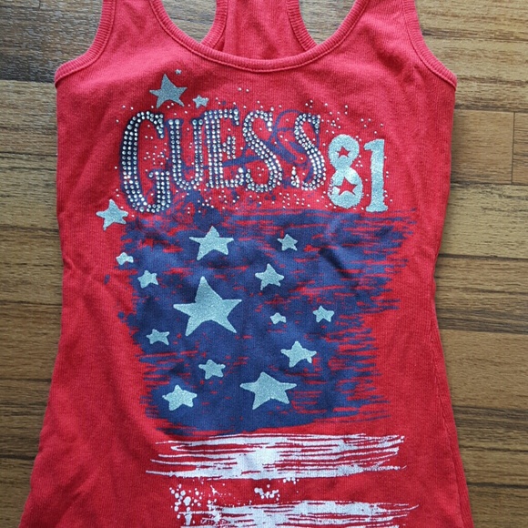 Patriotic red tank top - Picture 1 of 2
