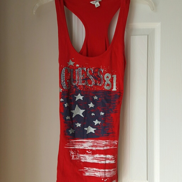 Patriotic red tank top - Picture 2 of 2