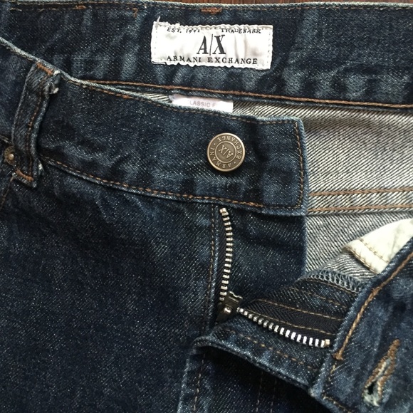 Armani exchange dark blue jeans