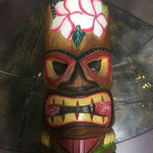Wooden tiki from Hawaii