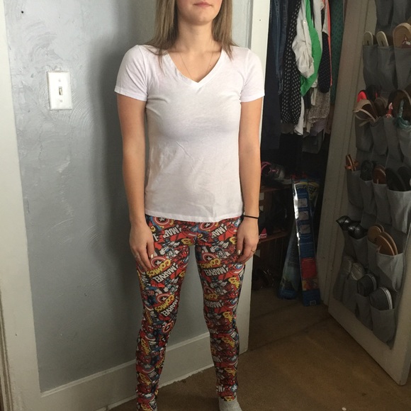Super hero leggings!