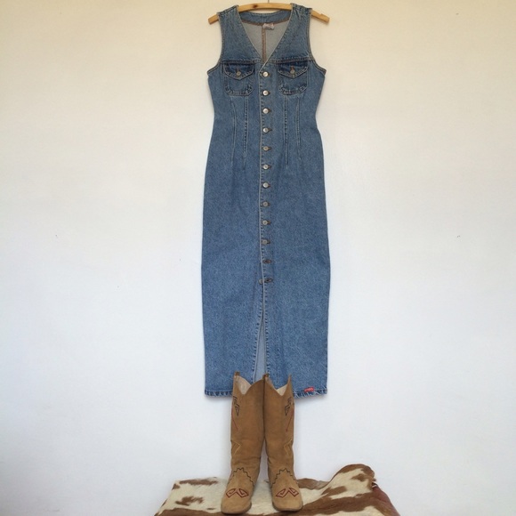 bongo denim dress