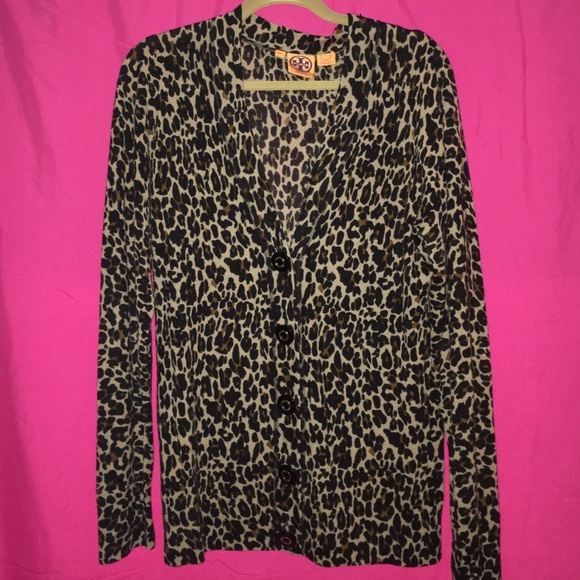 Tory Burch- Cheetah Cardigan