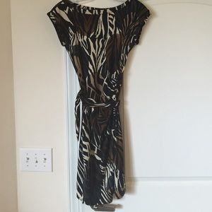 Animal print dress