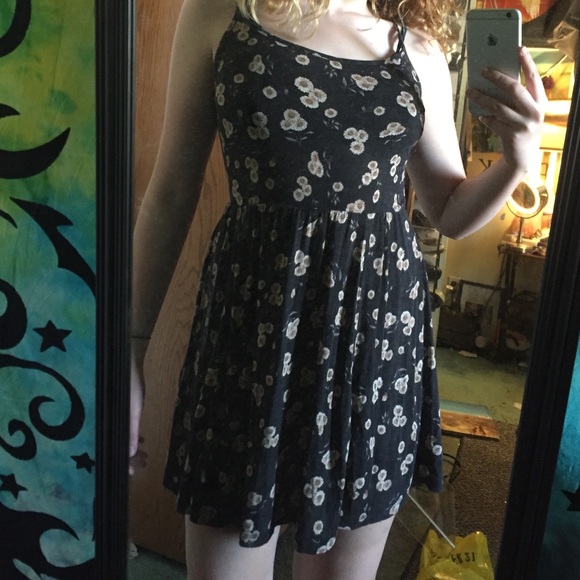 Brandy Melville sunflower skater dress