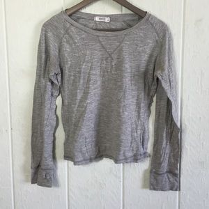 Plain gray long sleeve
