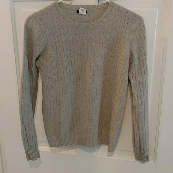 JCrew cable knit sweater
