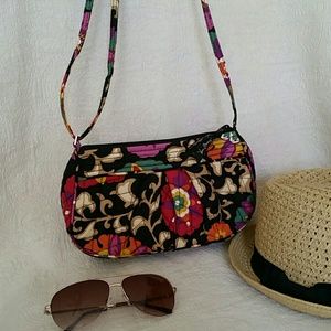 Vera Bradley Mini Crossbody Shoulder Bag in Suzani