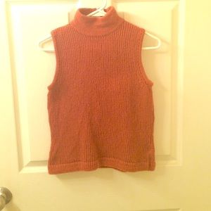 &Trousers sleeveless turtle neck