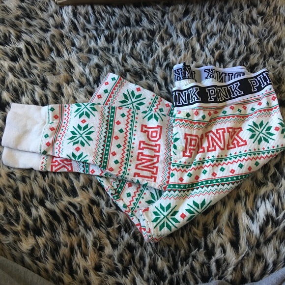 PINK thermal leggings.