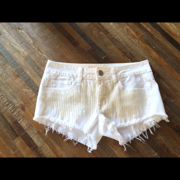 AE Sequin Cut Off Shorts